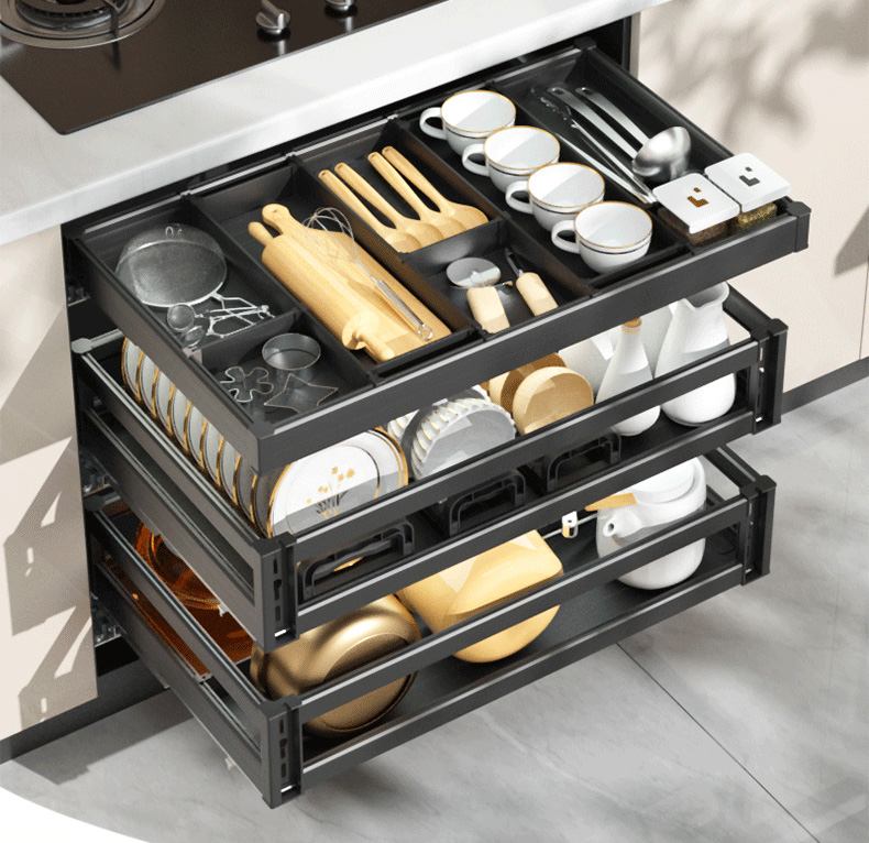 Are Stainless Steel & Aluminum Multilayer Baskets Worth Installing in Kitchen Cabinets?