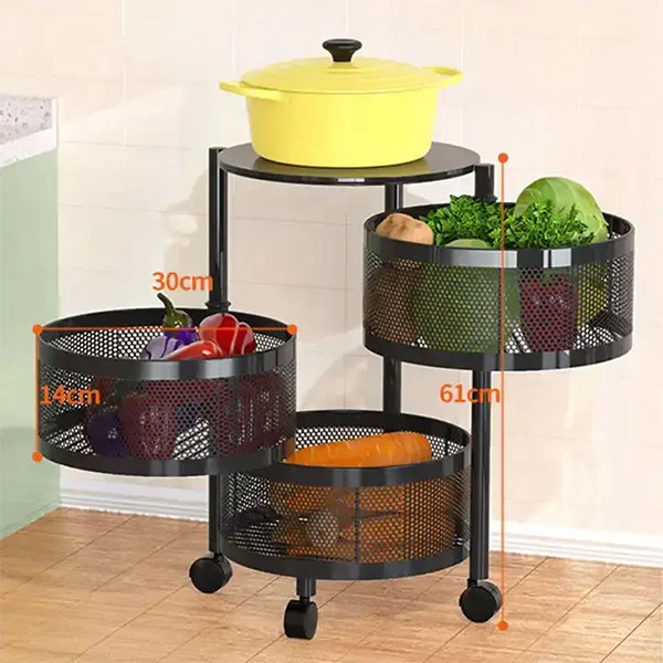 Rotating Multi Layer Storage Rack