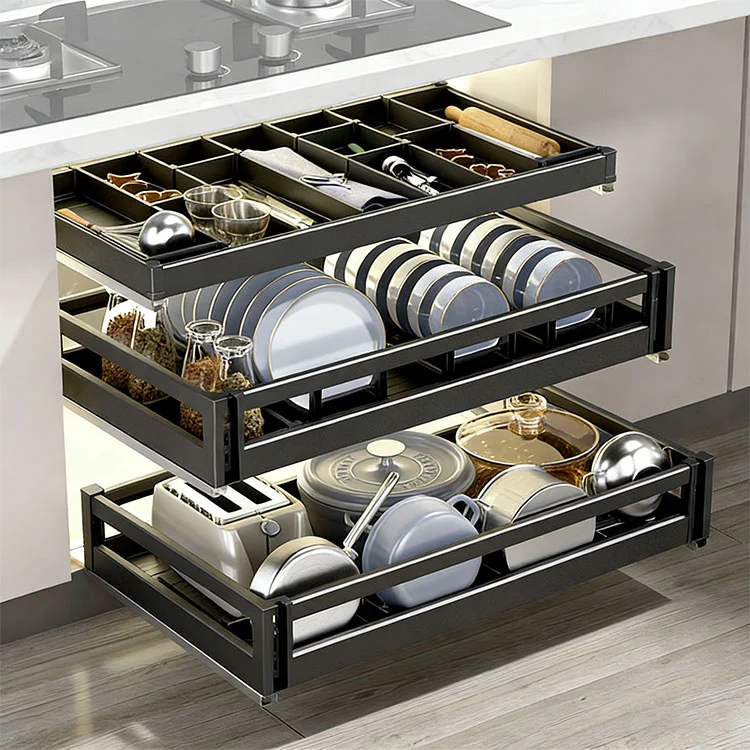 aluminum alloy pull-out basket