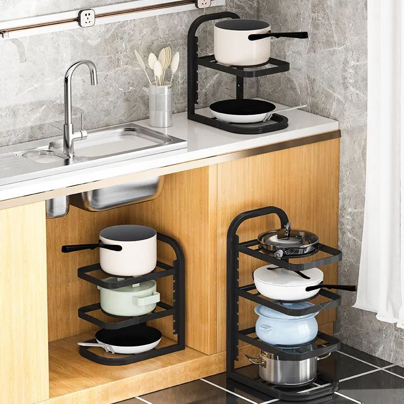Under-sink Multi-layer Pot and Pan Storage Rack